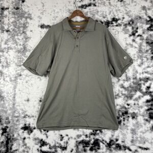 Kuhl Wildfibre Shirt‎ Mens Size Extra Large Green Collared Short Sleeve